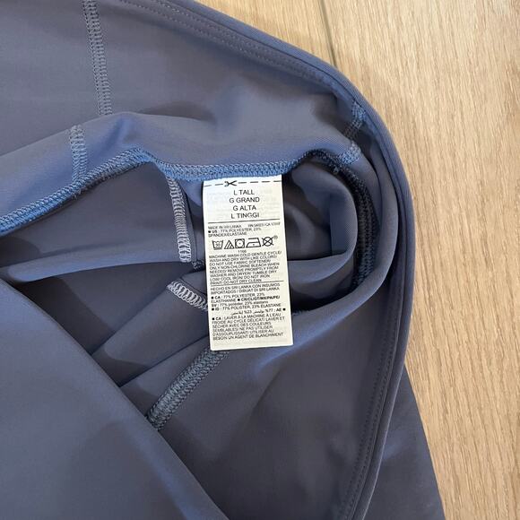 Old Navy Women’s Blue Dusk High Waist Powersoft 7/8 Leggings Sz L Tall - Picture 7 of 11